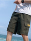voordelige Cargoshorts-Voor heren Korte broeken Post Korte broek Cargoshorts Broek Patroon Medium Taille Slank Zwart Leger Groen Khaki M L XL XXL 3XL