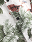 رخيصةأون قمصان رجالية مطبوعة-رجالي قميص قميص هاواي الرسم شجرة جوز الهند ستايل هاواي الوها التصميم قبة زهري فاتح أسود أبيض أرجواني أخضر الأماكن المفتوحة شارع كم قصير زر أسفل ملابس ستايل هاواي مصمم كاجوال مريح