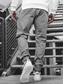 tanie Bojówki-Męskie Spodnie cargo Uprawiający jogging Spodnie Spodnie codzienne Kieszeń na zamek Multi Pocket Solidne kolory Komfort Oddychający Codzienny Streetwear Moda Elegancki Czarny Wino