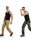 Χαμηλού Κόστους Στρατιωτικά παντελόνια-Ανδρικά Παντελόνια με τσέπες Παντελόνια Πολλαπλές τσέπες Βασικό Causal Καθημερινά Ανελαστικό Βαμβάκι Για Υπαίθρια Χρήση Καμουφλάζ Μονόχρωμο Κίτρινο καμουφλάζ Πράσινο Χακί Χακί 29 30 31
