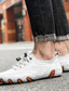 Χαμηλού Κόστους Ανδρικά Sneakers-Ανδρικά Παπούτσια Αθλητικά Παπούτσια Παπούτσια εργασίας Καθημερινό Άνεση Αναπνέει Μονόχρωμο Δέρμα Άνοιξη Καλοκαίρι
