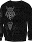 cheap Graphic Hoodies-Men&#039;s Sweatshirt Pullover Sweatshirt Print Designer Basic Big and Tall Graphic Graphic Prints Animal Print Plus Size Round Neck Casual Daily Holiday Long Sleeve Clothing Clothes Regular Fit 1 2 3 4 5