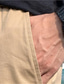 abordables Bermudas cargo-Hombre Pantalón corto Pantalón Corto Cargo Pantalones Cortos Cargo Patrón Media cintura Negro Verde Ejército Caqui M L XL