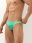 cheap Men&#039;s Underwear-Men&#039;s Basic Rainbow Basic Panties Briefs Underwear Micro-elastic Low Waist 1 PC Blue M