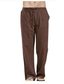 זול מכנסי פשתן-מכנסי הארלם לגברים הרמון ישר רפויים מכנסי קז&#039;ואל צבע אחיד באורך מלא צבע טהור כחול אפור חאקי ירוק ירוק כהה