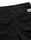 cheap Cargo Shorts-Men&#039;s Cargo Shorts Capri shorts Multi Pocket Straight Leg Solid Colored Comfort Wearable Calf-Length Outdoor Daily 100% Cotton Sports Stylish ArmyGreen Black