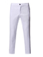 abordables Chino-Homme pantalon de costume Chino Pantalon Droite Poche Couleur unie Respirable Toute la longueur Formel Entreprise Casual Mélange de Coton Chino Jaune Kaki Micro-élastique