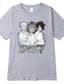 billiga grafiska hoodies-Inspirerad av Det utlovade Neverland Cosplay Animé Tecknat Polyester / bomullsblandning Mönster Harajuku Grafisk Söt T-shirt Till Herr / Dam