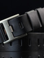 abordables Cinturones de hombre-Hombre Cinturón Vino Marrón Negro Color sólido Fiesta Trabajo