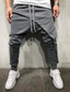 Недорогие Штаны-мужские модные однотонные брюки беговые штаны хип-хоп бегуны тонкие повседневные брюки с завязками спортивные штаны спортивные на открытом воздухе