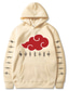 billiga grafiska hoodies-Inspirerad av Akatsuki Cosplay-kostym Huvtröja Animé Grafisk Tryck Harajuku Grafisk Huvtröja Till Herr Dam Vuxna Polyester / bomullsblandning