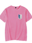 رخيصةأون قمصان رجالية عادية-مستوحاة من الهجوم على العمالقة الكوسبلاي أنيمي كرتون البوليستر / القطن مزيج طباعة المتناثرة الرسوم البيانية كاواي T-skjorte من أجل نسائي / رجالي