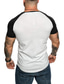 ieftine Tricouri 3D Bărbați-Bărbați Tricou Cămașă Designer Vară Grafic Bloc Culoare Mărime Plus Manșon scurt Stil Nautic Zilnic Sport Îmbrăcăminte Îmbrăcăminte Designer Îmbrăcăminte sportivă De Bază Alb Negru Gri Închis