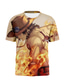 billiga Casual T-shirts för män-Inspirerad av One Piece Cosplay Animé Tecknat 100% Polyester Mönster 3D Harajuku Grafisk T-shirt Till Herr / Dam
