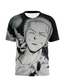 cheap Men&#039;s Casual T-shirts-Inspired by One Piece Cosplay Anime Cartoon 100% Polyester Print 3D Harajuku Graphic T-shirt For Men&#039;s / Women&#039;s