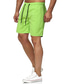 ieftine Costume de Baie &amp; Pantaloni Scurți-Bărbați Hawaiană Chino Pantaloni Scurți Pantaloni Scurti Camioane de înot Talie elastică Imprimeu Lungimea genunchiului Pantaloni Zilnic Plajă Micro-elastic Culoare solidă Exterior Talie medie Verde