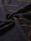 levne pánský pulovrový svetr-Pánské Svetr Vlněný svetr Pulovrový svetr Rýhovaný Plést Pletený Çizgi Tričkový Zahřívací Moderní soudobé Práce Denní nošení Oblečení Podzim zima Vodní modrá Žlutá M L XL