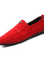 voordelige Hereninstappers &amp; loafers-Voor heren Instappers en instappers Comfortabele instappers Comfortabele schoenen Casual Dagelijks PU Zwart Rood Grijs Herfst Lente