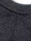 Χαμηλού Κόστους γιλέκα πουλόβερ1-Ανδρικά Πουλόβερ γιλέκο Μαλλινη μπλουζα Πλέκω Πλεκτό Καρό Λαιμόκοψη V Στυλάτο Πεπαλαιωμένο Στυλ Ρούχα Χειμώνας Φθινόπωρο Κρασί Ανοιχτό Γκρι Τ M L