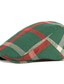 رخيصةأون قبعات الرجال-رجالي قبعة قبعات أخضر أسود أحمر البيج ألوان متناوبة حفلة عتيق