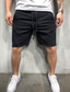 cheap Casual Shorts-Men&#039;s Shorts Bermuda shorts Drawstring Elastic Waist Sporty Casual Athleisure Daily Beach Micro-elastic Breathable Sports Letter Mid Waist Other Prints Green White Black S M L