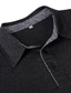billiga Henley-skjortor för män-herrgolftröja t-shirt enfärgad knappfärgad långärmad casual toppar enkelt formellt sätt