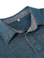baratos camisas henley masculinas-camisa de golfe masculina t-shirt de cor sólida com botões de manga comprida casual tops simples moda formal