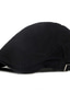 ieftine Pălării Bărbați-Bărbați Pălărie Palarie protectoare Bască Flat Petrecere Zilnice Clasic Retro Culoare pură Bloc Culoare Exterior Călătorie Negru