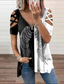 Χαμηλού Κόστους Γυναικεία T-Shirts-Γυναικεία Μπλουζάκι Λαιμόκοψη V Βίντατζ Υψηλής Ποιότητας Κοντομάνικο Λευκό Ρουμπίνι Βαθυγάλαζο Γκρίζο Γραφική Πεταλούδα Λουλούδι 3D εκτύπωση Λαιμόκοψη V Causal Καθημερινά Με κοψίματα Τρίμηνο φερμουάρ