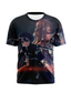 رخيصةأون قمصان رجالية عادية-مستوحاة من Alicization الكوسبلاي أنيمي كرتون 100 ٪ بوليستر طباعة 3D المتناثرة الرسوم البيانية T-skjorte من أجل رجالي / نسائي