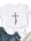 cheap Women&#039;s T-shirts-Women&#039;s T shirt Tee Designer Summer Hot Stamping Graphic Graphic Prints Design Letter Short Sleeve Round Neck Daily Print Clothing Clothes Designer Basic Green White Black