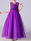 cheap Flower Girl&#039;s Dresses-Flower Girl Dress Girls&#039; Dress Evening Gown Party Dress Wedding Party Birthday Party Princess Sweet Lace Mesh Floral Sleeveless Crew Neck White Pink 4-13 Years