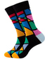 levne pánské ponožky-1 pár pánská móda novinka ponožky barevné šaty crew ponožky sportovní venkovní bílé roztomilé funky vzorované ležérní bavlněné ponožky