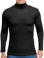 Недорогие мужской пуловер-свитер-мужской пуловер вязаный однотонный стильный винтажный стиль мягкий свитер с длинным рукавом кардиганы водолазка