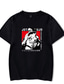 billiga Grafisk T-shirt för män-Inspirerad av JoJos bisarra äventyr JOJO Cosplay-kostym T-shirt Polyester / bomullsblandning Tryck Harajuku Grafisk Söt T-shirt Till Dam / Herr