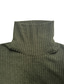 זול סוודר סוודר לגברים-סוודר גברים סרוג בצבע אחיד מסוגנן בסגנון וינטג &#039;סוודר שרוול ארוך שרוול ארוך צווארון גולף