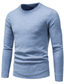cheap Men&#039;s Pullover Sweater-Men&#039;s Sweater Pullover Knit Knitted Solid Color Crew Neck Basic Daily Holiday Fall Winter Black Blue XXS XS S / Long Sleeve / Regular Fit