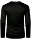 お買い得  メンズ3DＴシャツ-男性用 シャツ Tシャツ デザイナー 1950年代風 長袖 グラフィック オオカミ プリント クルーネック 日常 祝日 プリント 服装 デザイナー 1950年代風 カジュアル ブラック