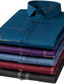 billiga Formella skjortor-Herr Skjorta Geometri Svart Blå Purpur Dammig blå Rubinrött Ledigt Dagligen Långärmad Mönster Kläder Designer / Sommar