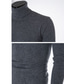 cheap Men&#039;s Pullover Sweater-Men&#039;s Sweater Pullover Knit Knitted Solid Color Turtleneck Stylish Casual Daily Fall Winter White Black XS S M / Long Sleeve