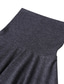 billiga Casual T-shirts för män-Herr Turtleneck skjorta Solid färg Polokrage Grön Svart Gul Kaki Marinblå Gata Helgdag Långärmad Kläder Bomull Mode Ledigt Bekväm