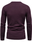 ieftine pulover pentru bărbați-Bărbați Pulover Plover Săritor Tricotat Tricotat Culoare solidă Stil Nautic De Bază Zilnic Concediu Toamnă Iarnă Negru Albastru piscină XXS XS S / Manșon Lung / Fit regulat