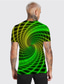voordelige 3D T-shirts voor mannen-Voor heren Overhemd T-shirts T-shirt Ontwerper Zomer Korte mouw Grafisch 3D Print 3D Print Strakke ronde hals Dagelijks Feestdagen Afdrukken Kleding Kleding Ontwerper Casual Groot en klein Groen