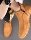 זול נעלי בד ומוקסינים לגברים-בגדי ריקוד גברים נעליים ללא שרוכים יום יומי וינטאג&#039; קומפורט עבודת יד ללבוש הוכחה אחיד עור חזיר סתיו חורף נעליים