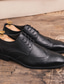 voordelige Heren Oxfords-Voor heren Oxfords Wingtip schoenen Casual Klassiek Dagelijks Toimisto &amp; ura PU Zwart Bruin Lente Zomer