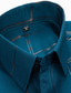 Χαμηλού Κόστους Επίσημα πουκάμισα-Ανδρικά Πουκάμισο Επίσημο Πουκάμισο Γεωμετρία Μαύρο Θαλασσί Βυσσινί Μπλε τυρκουάζ Ρουμπίνι Causal Καθημερινά Μακρυμάνικο Στάμπα Ρούχα Υψηλής Ποιότητας / Καλοκαίρι