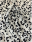 baratos Calças de mulher-Mulheres Estampado Leopardo Zebra Normal Primavera Verde Branco Cinzento