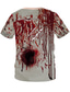 levne Pánské trička s potiskem-inspirované Jackem Rozparovačem Jack anime kreslený krev tisk 3D harajuku grafické tričko pro dámské pánské unisex pár halloween
