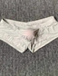 זול הלבשה תחתונה לגברים-בגדי ריקוד גברים בסיסי סקסי צבע אחיד בוקסר סטרצ&#039;י (נמתח) מותן נמוך סקסית סגול S