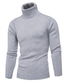 ieftine pulover pentru bărbați-Bărbați Pulover Plover Săritor Tricotat Tricotat Culoare solidă Guler Pe Gât Stilat Casul / Zilnic Toamnă Iarnă Alb Negru XS S M / Manșon Lung